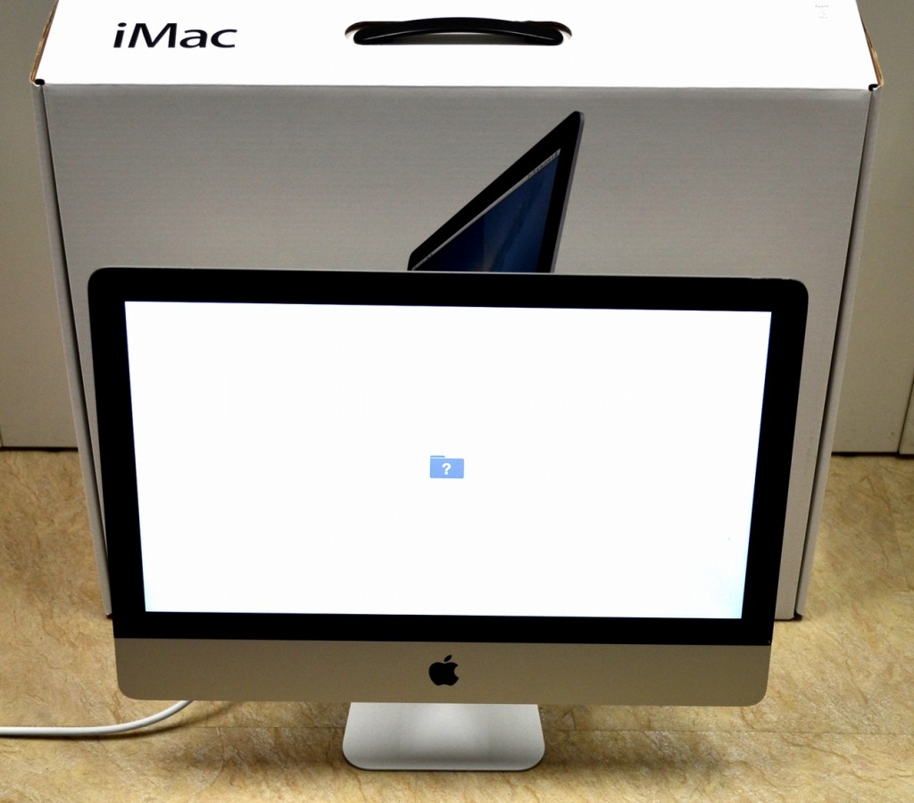 ガラス割れ iMac 21.5-inch,Late 2012 MD093J/A買取ました！