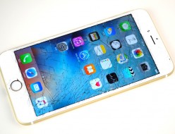 ジャンクau iPhone6 Plus 16GB ゴールド MGAA2