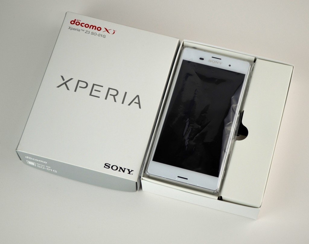 中古 docomo Xperia Z3 SO-01G ホワイト買取ました！