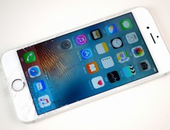 液晶ガラス割れ SoftBank iPhone6 16GB シルバー MG482J/A買取ました！