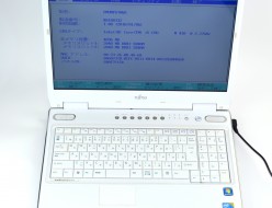 壊れたノートパソコン買取ました！富士通 FMVNFG70WG Win7