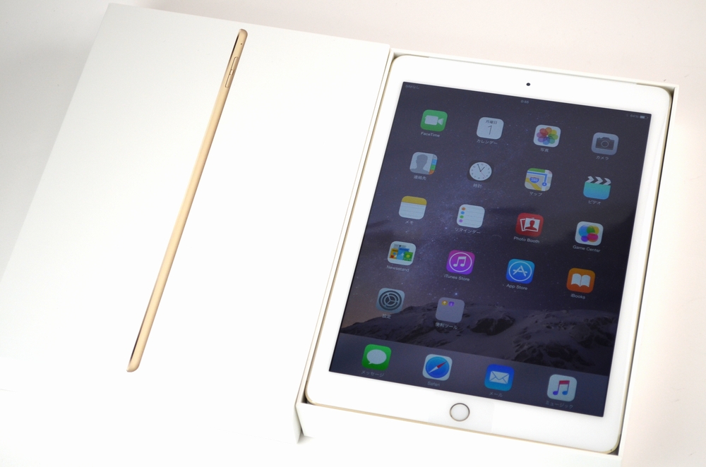 新品 docomo iPad Air2買取ました！MH172J/A ゴールド,iPadの買取は福岡博多ジャンク品ジャパンまで！