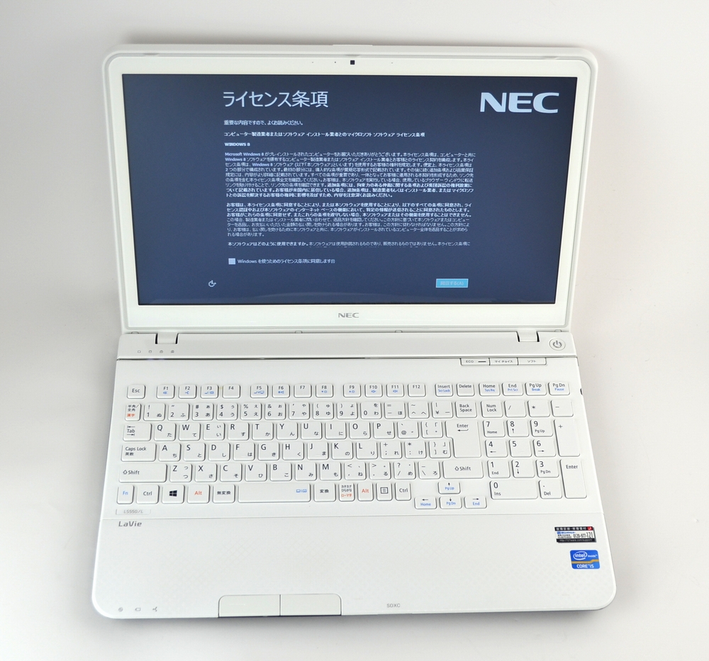 中古ノートPC買取ました！NEC PC-LS550LS1YW LS550/L Core i5 Win8