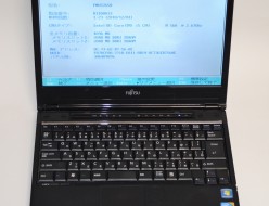 壊れたノートPC買取ました！富士通 SH760/5B FMVS765B Core i5 Win7