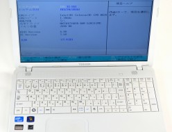 壊れたノートPC買取ました！東芝 B452/22F PB45222FSTW Win7