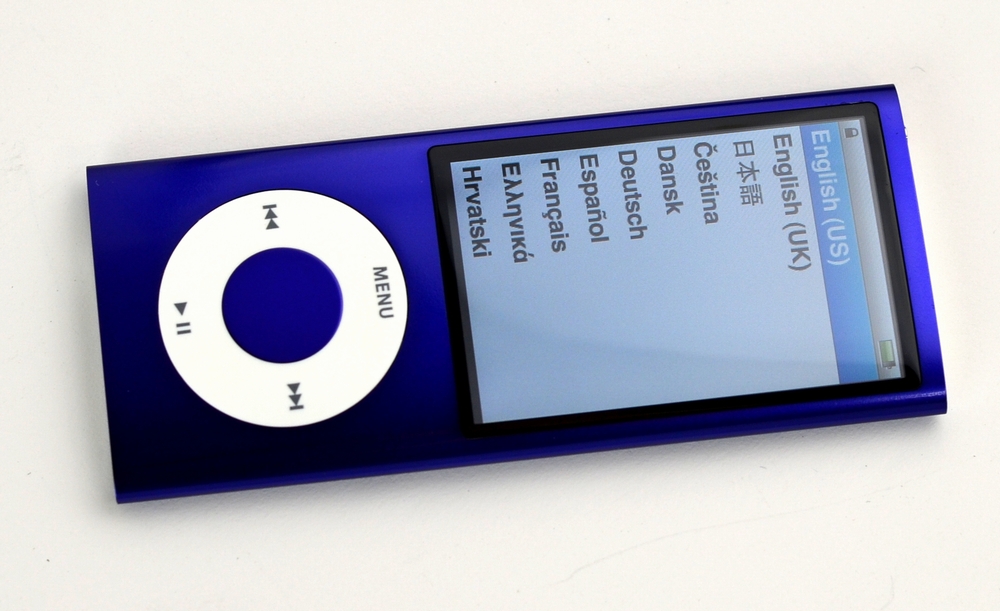 中古iPod nano買取ました！8GB 第5世代 MC034J/A パープル