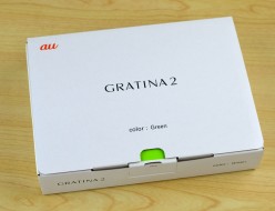 新品未使用 au GRATINA2買取ました！KYY10SGA グリーン