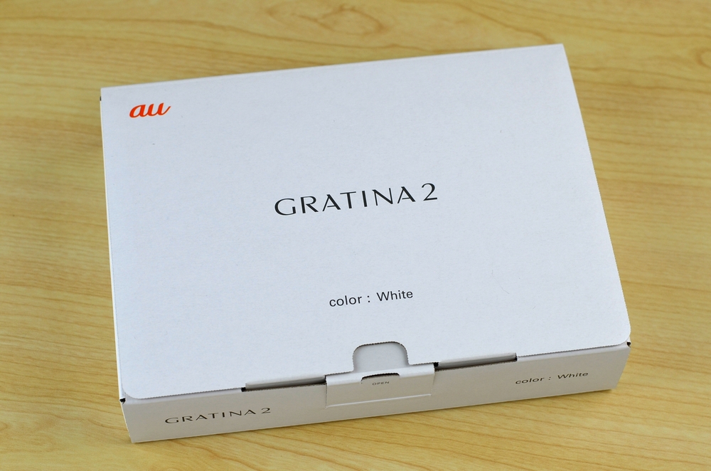 新品未使用 au GRATINA2買取ました！KYY10SWA ホワイト